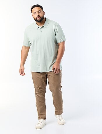 Polo em malha piqué