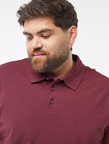 Polo em malha piqué