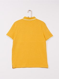 Polo em piqué de algodão - Kiabi