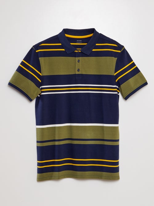 Polo em piqué de algodão - Kiabi