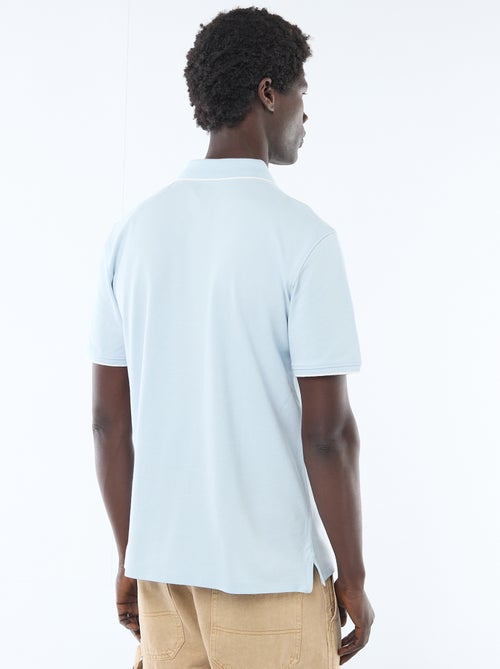 Polo em piqué de algodão - Kiabi