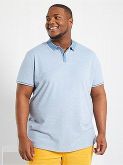 Polo em piqué de algodão - Kiabi