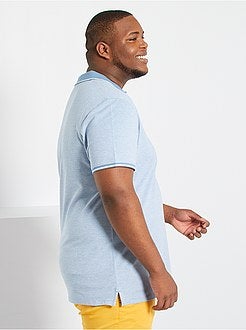 Polo em piqué de algodão - Kiabi