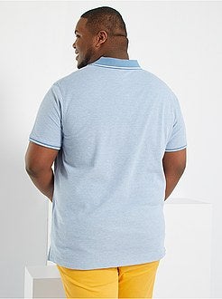 Polo em piqué de algodão - Kiabi