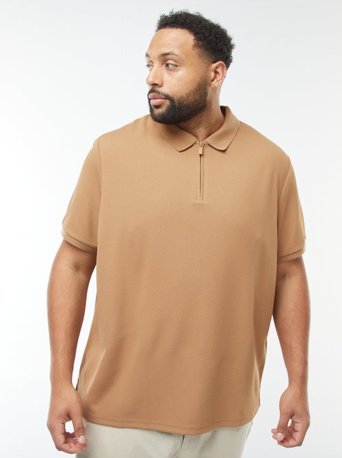 Polo em piqué de algodão - Kiabi