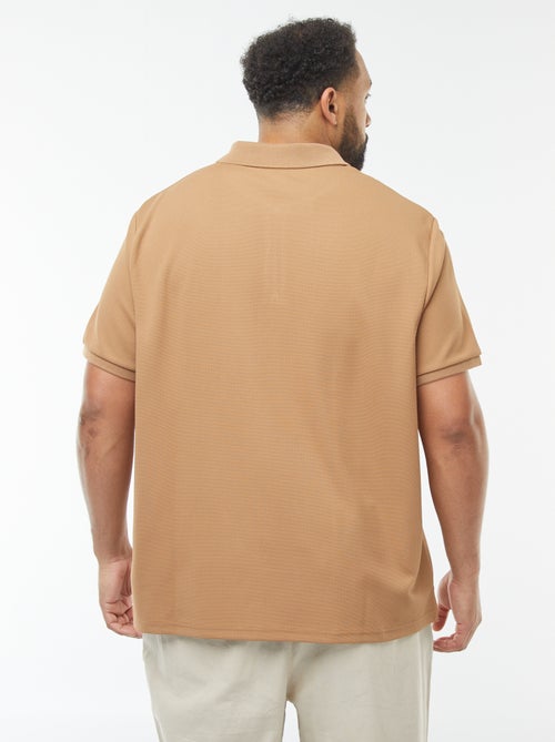 Polo em piqué de algodão - Kiabi