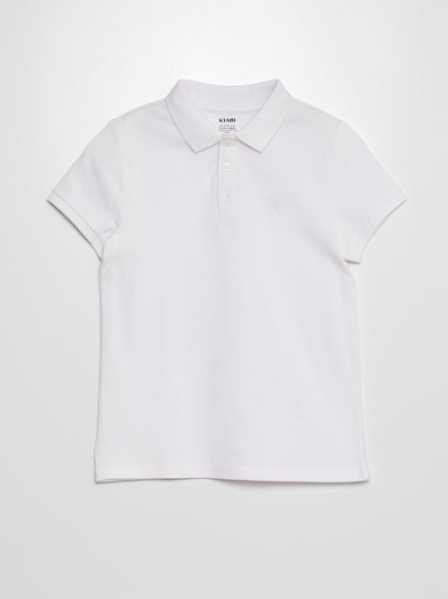Polo em piqué de algodão - Kiabi