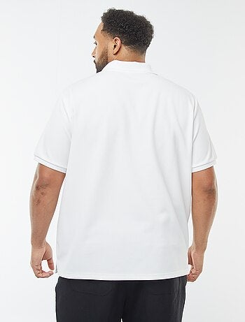 Polo em piqué de algodão