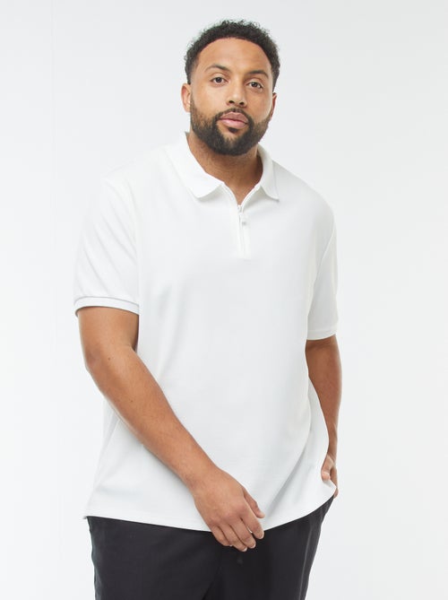 Polo em piqué de algodão - Kiabi