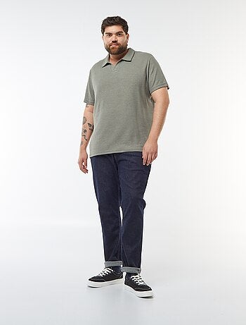 Polo em piqué de algodão