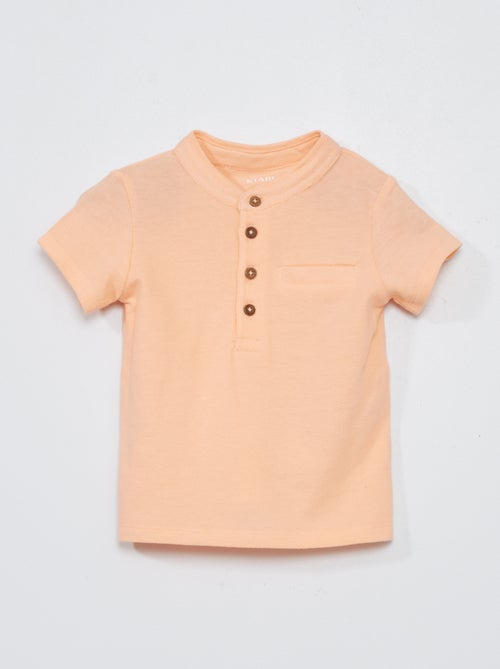 Polo em piqué de algodão - Kiabi