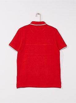 Polo em piqué de algodão - Kiabi