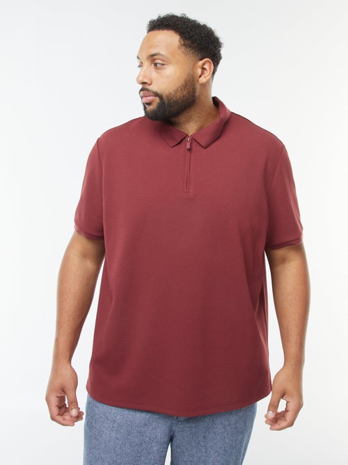 Polo em piqué de algodão - Kiabi