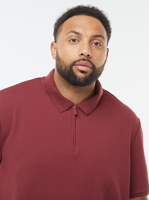 Polo em piqué de algodão - Kiabi