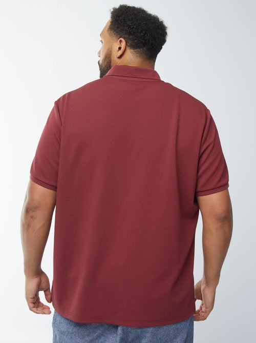 Polo em piqué de algodão - Kiabi