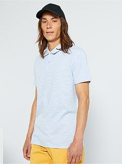 Polo em piqué matizado - Kiabi
