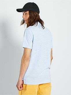 Polo em piqué matizado - Kiabi