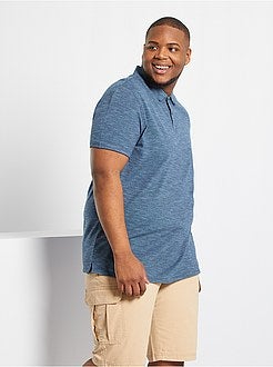 Polo em piqué matizado - Kiabi