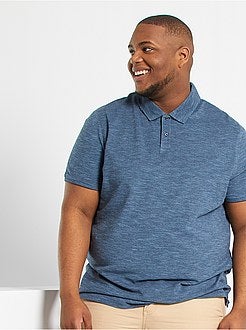 Polo em piqué matizado - Kiabi