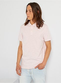 Polo em piqué matizado - Kiabi