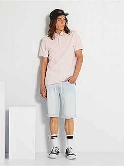 Polo em piqué matizado - Kiabi