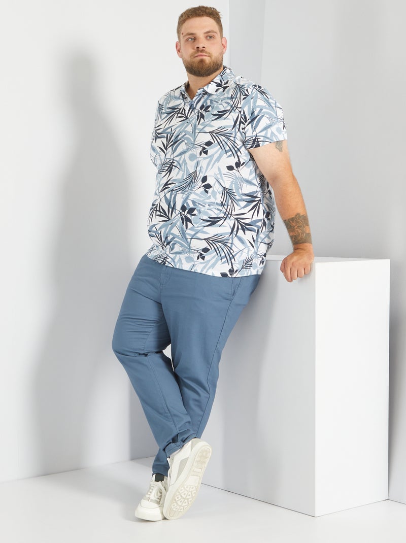 Polo estampado BRANCO - Kiabi