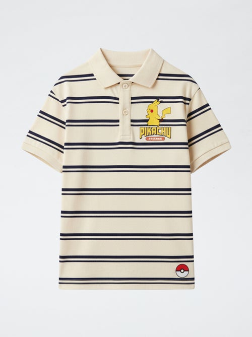 Polo estampado "Pokémon" em jersey de algodão - Kiabi