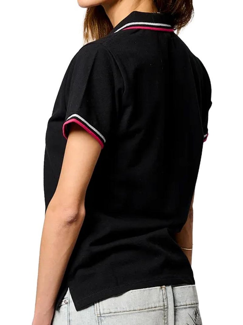 Polo Feminino Kaporal Vule Preto Preto - Kiabi