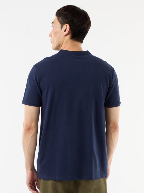 Polo gola mandarim - Kiabi