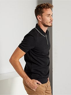 Polo grosso com gola com fecho +1,90 m - Kiabi