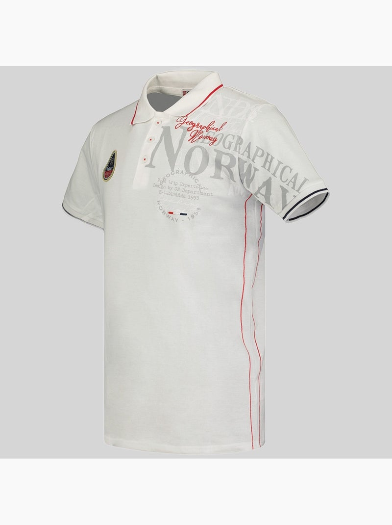 Polo kadventure – geographical norway Branco - Kiabi