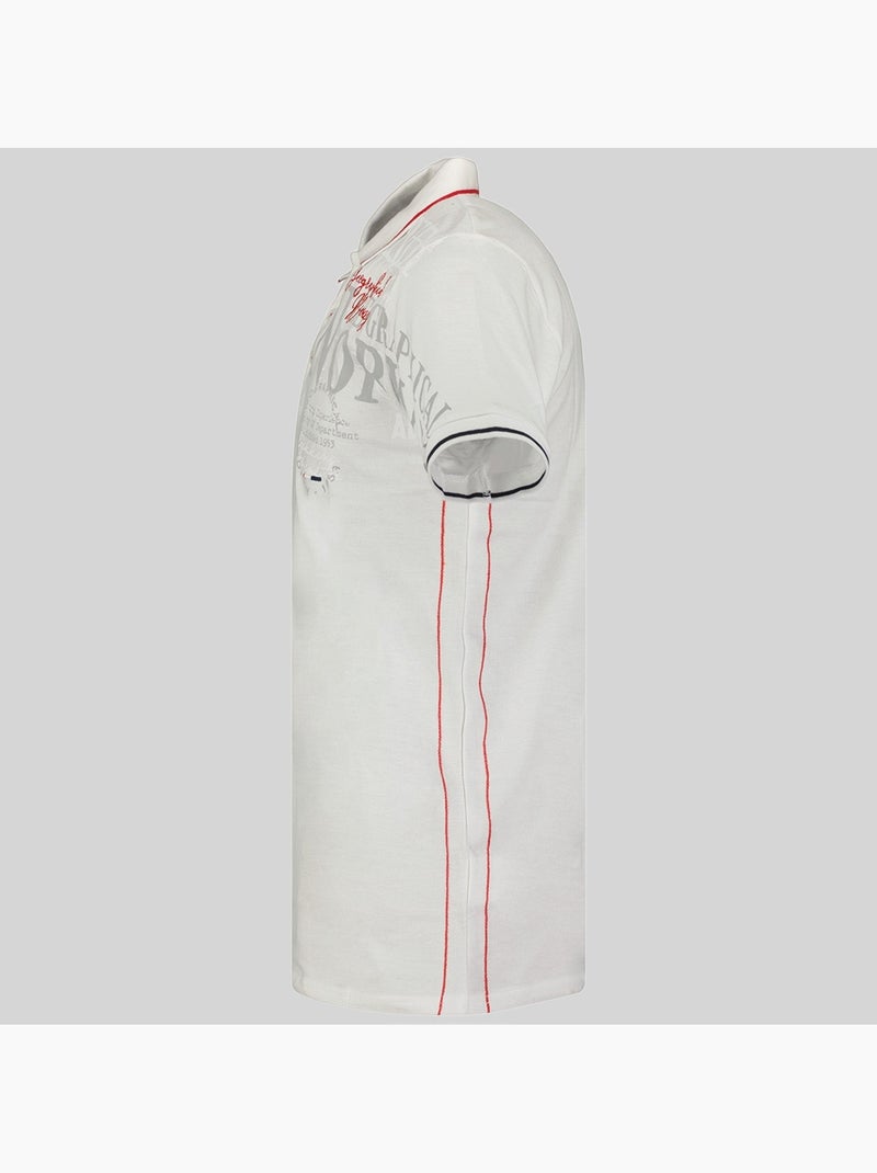 Polo kadventure – geographical norway Branco - Kiabi