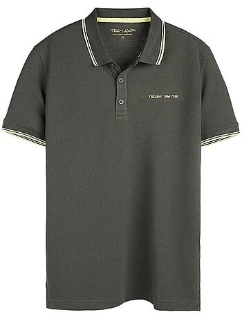 Polo Kaki e Amarelo para Homem Teddy Smith Pasian 2