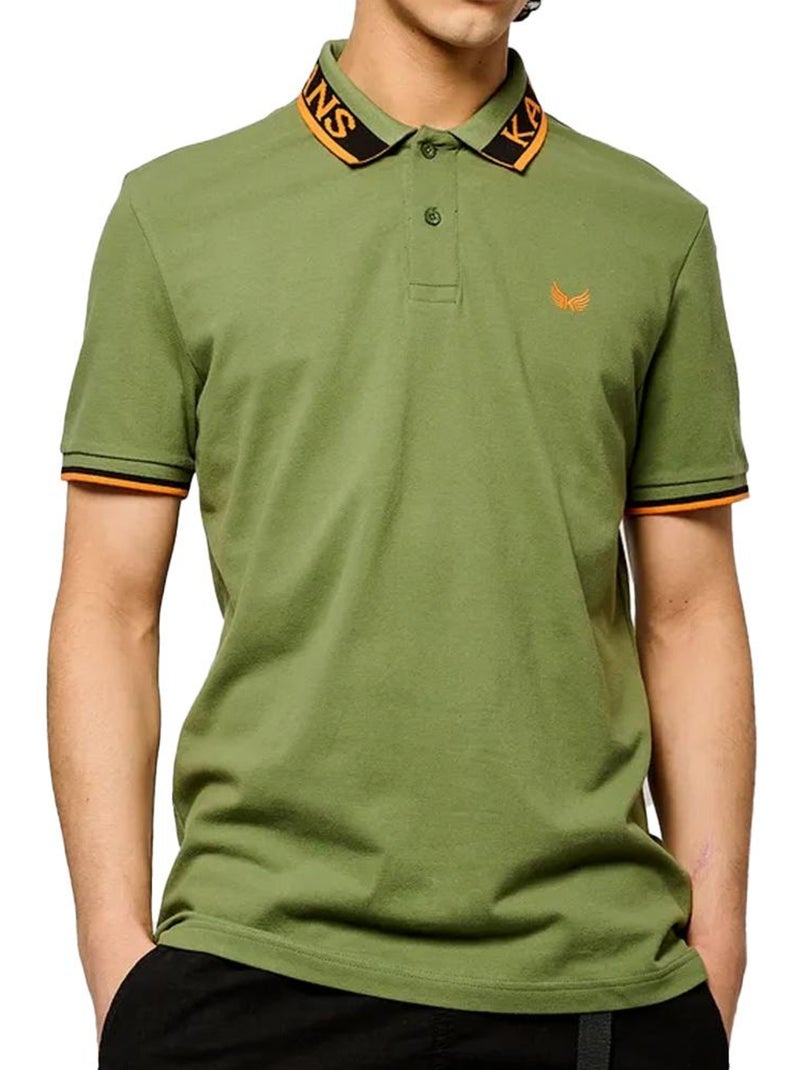 Polo Kaki Kaporal TOBY para Homem Verde - Kiabi