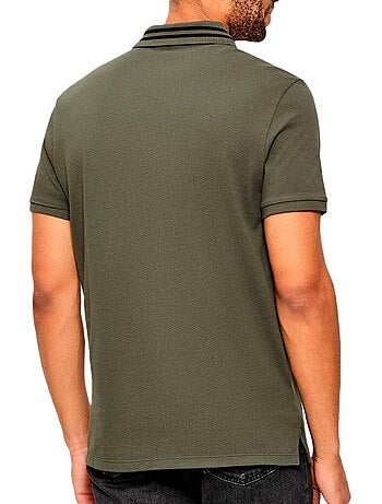 Polo Kaki Piqué Calvin Klein Jeans para Homem