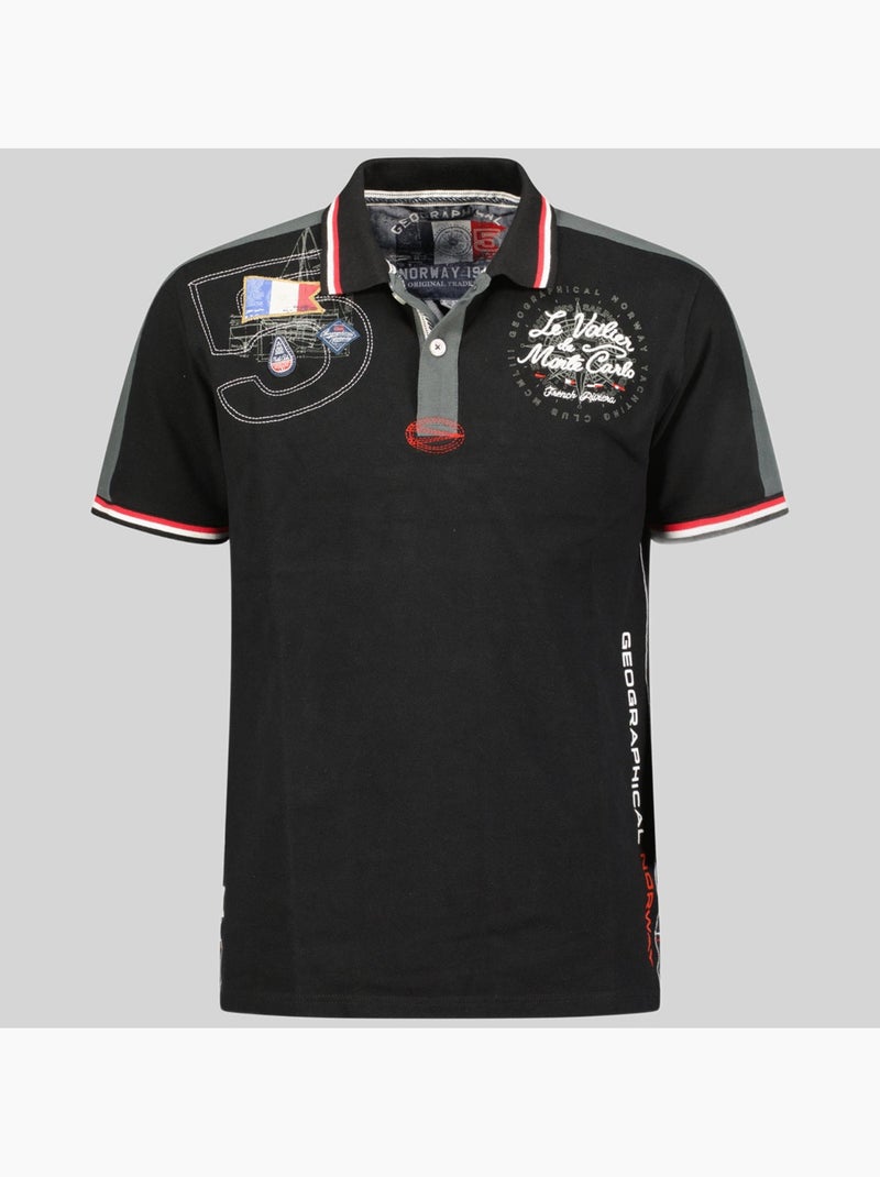 Polo kalvin – geographical norway Preto - Kiabi