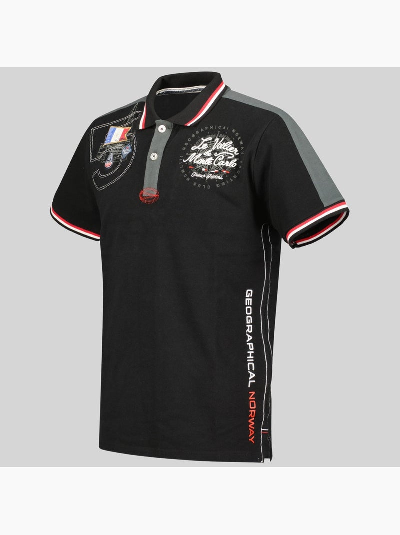 Polo kalvin – geographical norway Preto - Kiabi