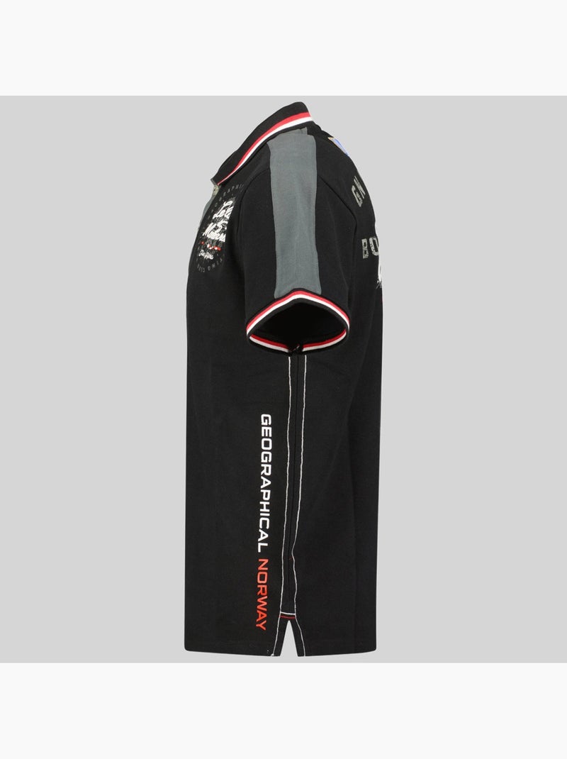 Polo kalvin – geographical norway Preto - Kiabi