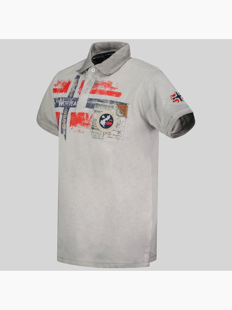 Polo kamo – geographical norway Cinza claro - Kiabi