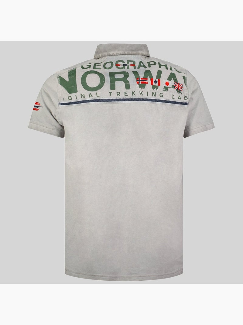 Polo kamo – geographical norway Cinza claro - Kiabi
