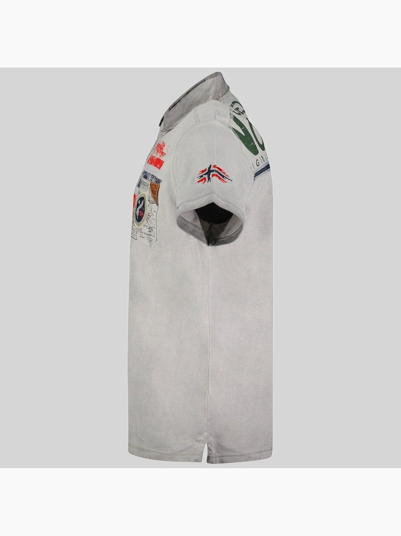 Polo kamo – geographical norway Cinza claro - Kiabi