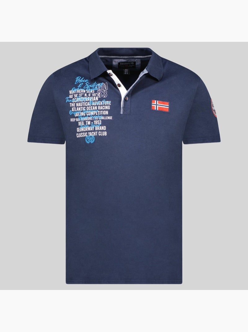 Polo kancre – geographical norway Azul-marinho - Kiabi