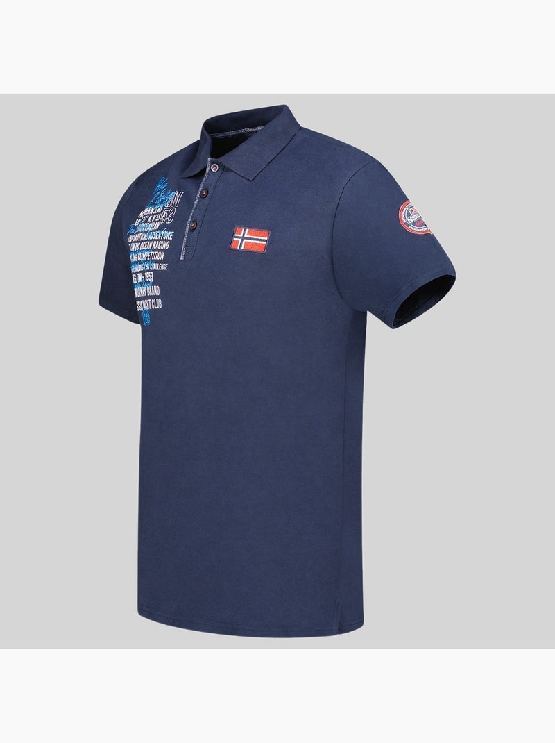 Polo kancre – geographical norway Azul-marinho - Kiabi