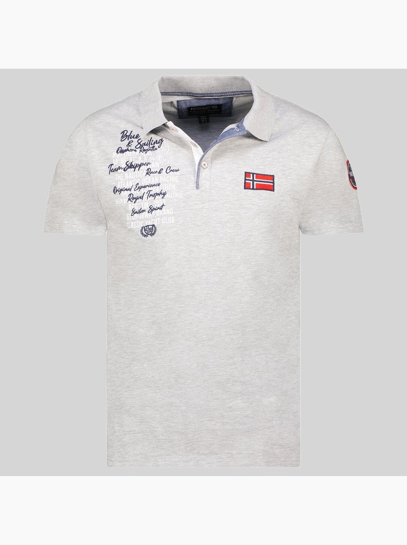Polo kancre – geographical norway Cinza claro - Kiabi