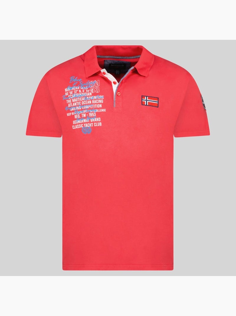 Polo kancre – geographical norway Vermelho - Kiabi