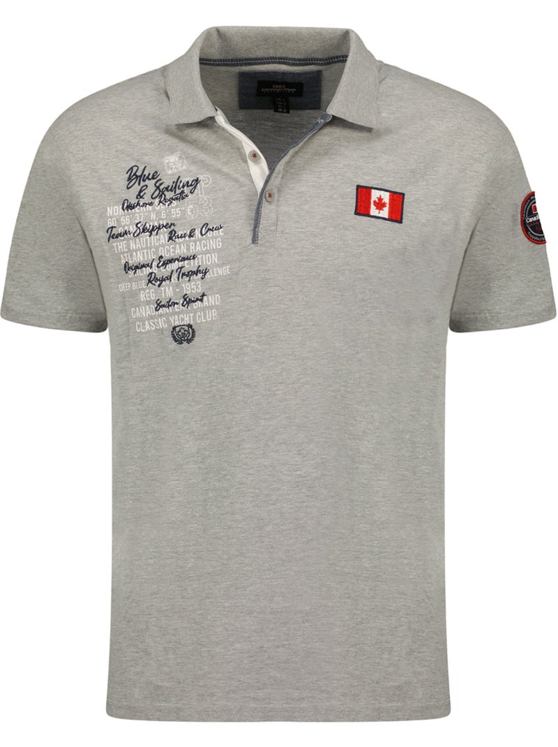 Polo kancreak – canadian peak Cinza claro - Kiabi