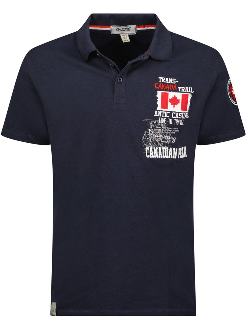Polo kantrail – canadian peak Azul-marinho - Kiabi