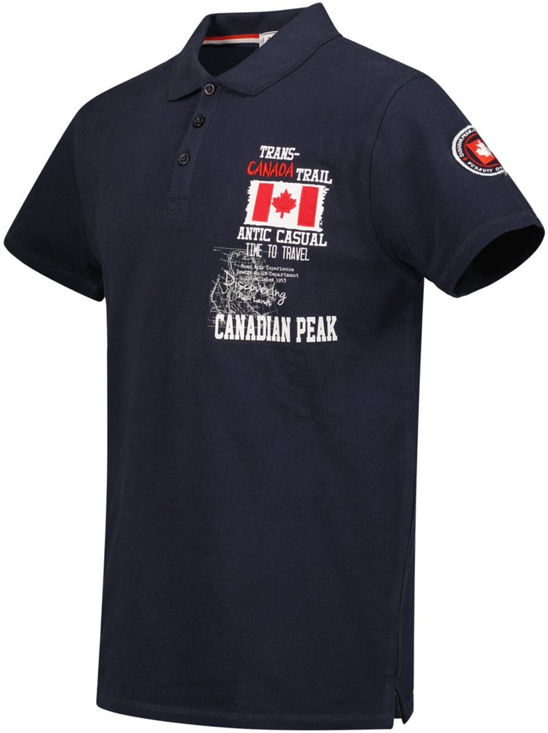 Polo kantrail – canadian peak Azul-marinho - Kiabi
