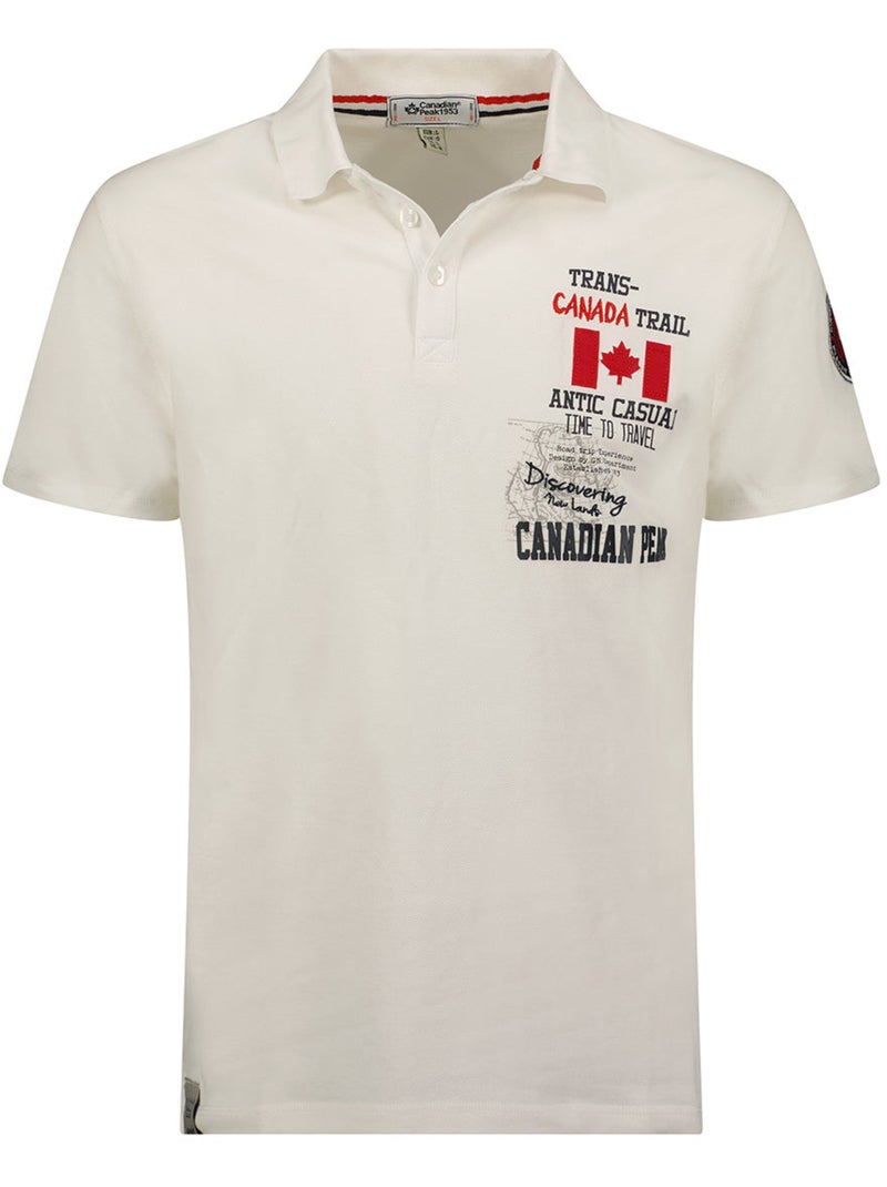 Polo kantrail – canadian peak Branco - Kiabi