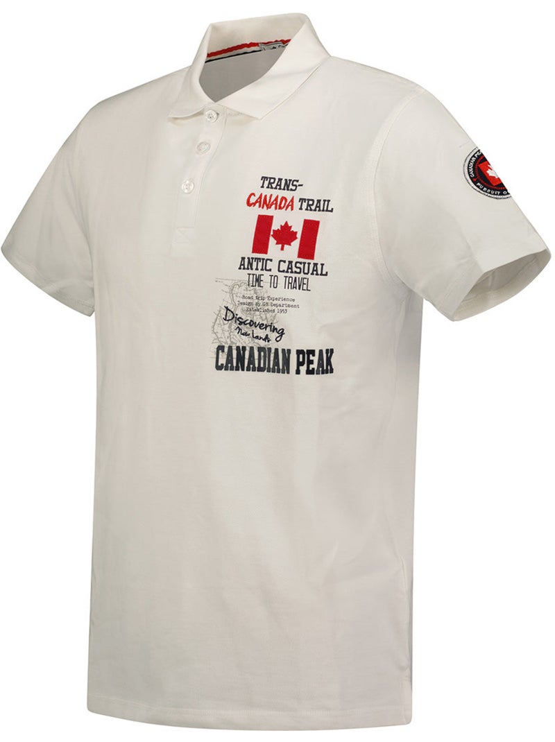 Polo kantrail – canadian peak Branco - Kiabi